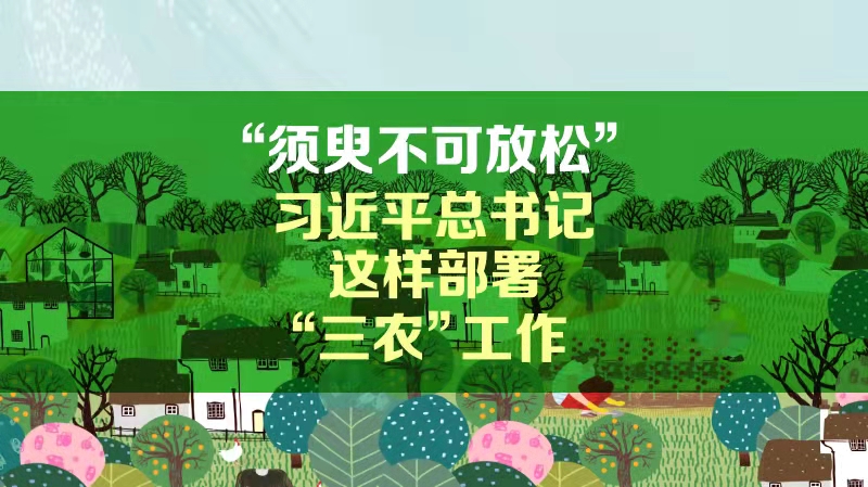 “須臾不可放松”！習近平總書記這樣部署“三農”工作